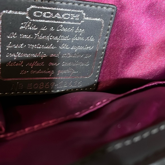 Coach NWT Legacy Over Sized Leather Patchwork Haircalf Clutch Bag - Picture 9 of 9